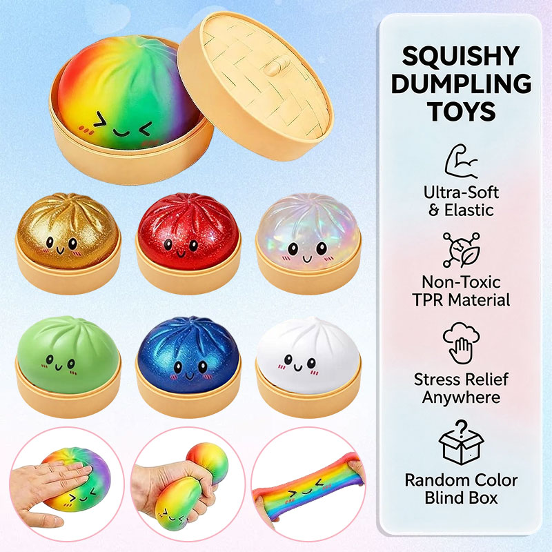 Bao Steamer Bamboo - Mainan Squishy Glitter Bao Bun Kawaii