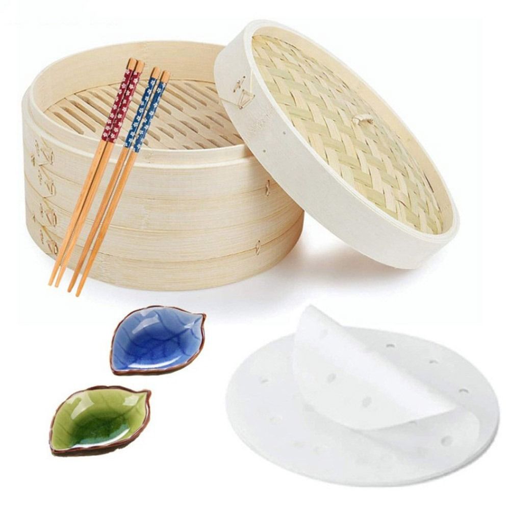 Keranjang kukus bambu untuk di - Bao Steamer Bamboo ulasan dan harga